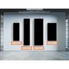 Heat Storm Decorative Radiant Glass Heater, 500 Watt, 16 in. X 48 in., Black Design, 120 V HS-1648-V99
